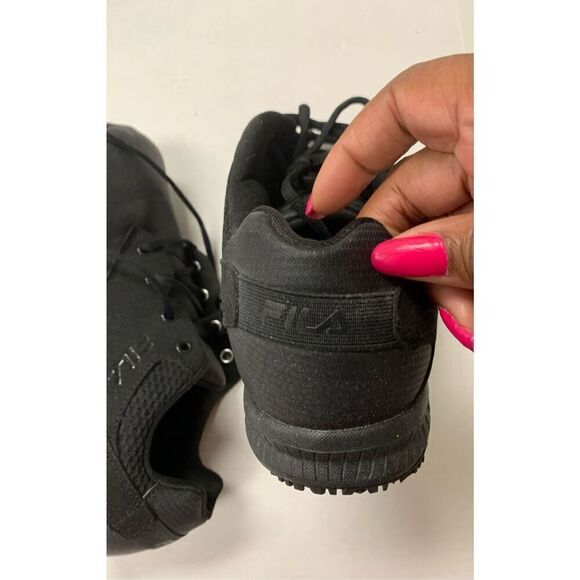 FILA Memory Foam Layers non slip  Black Comfort Sneakers - Picture 8 of 8